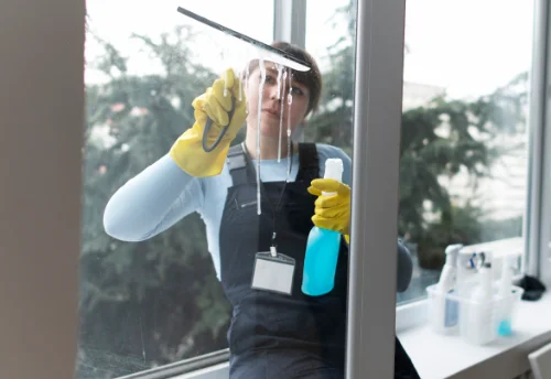 Nettoyage de vitres intérieures et extérieures à Treffléan